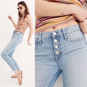 Madewell 9” High Rise skinny jean Sz 31